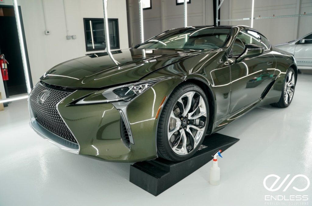 Gyeon ceramic coating on a 2020 Lexus LC500.